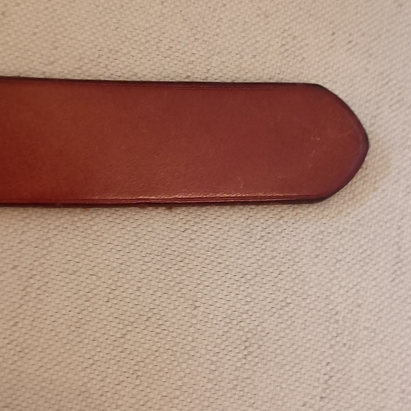 Polo Ralph Lauren Vintage Men's Brown Leather Belt 38 - Picture 7 of 12